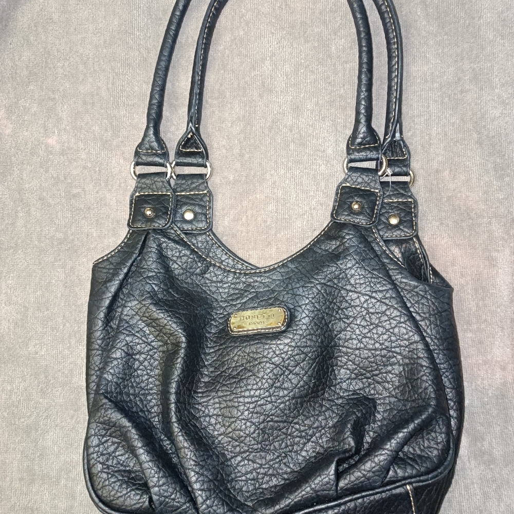 Rosetta black hand bag